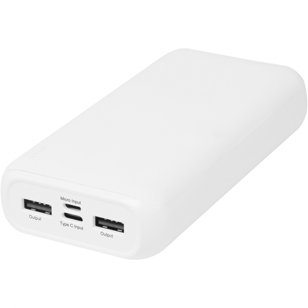 Logo trade promotional giveaways image of: Electro 20.000 mAh recycled plastic power bank 