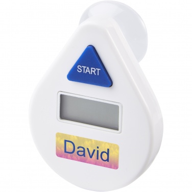 Logo trade promotional merchandise image of: Guitty digital shower timer