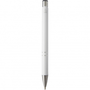 Logo trade promotional gift photo of: Moneta recycled aluminium ballpoint pen