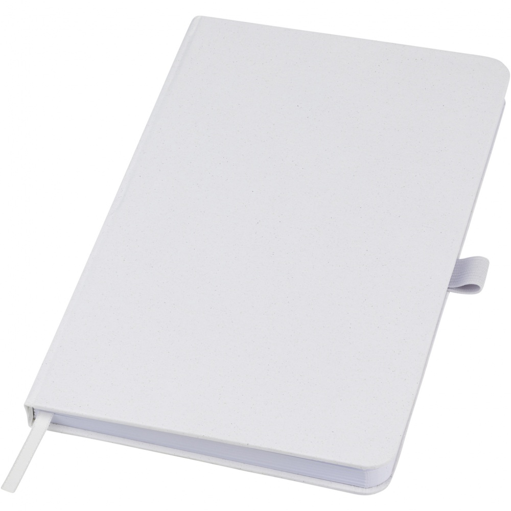 Logo trade advertising product photo of: Fabianna crush paper hard cover notebook