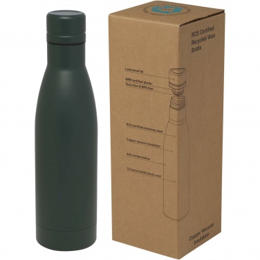 Logotrade promotional merchandise image of: Vasa 500 ml RCS certified recycled stainless steel copper vacuum insulated bottle