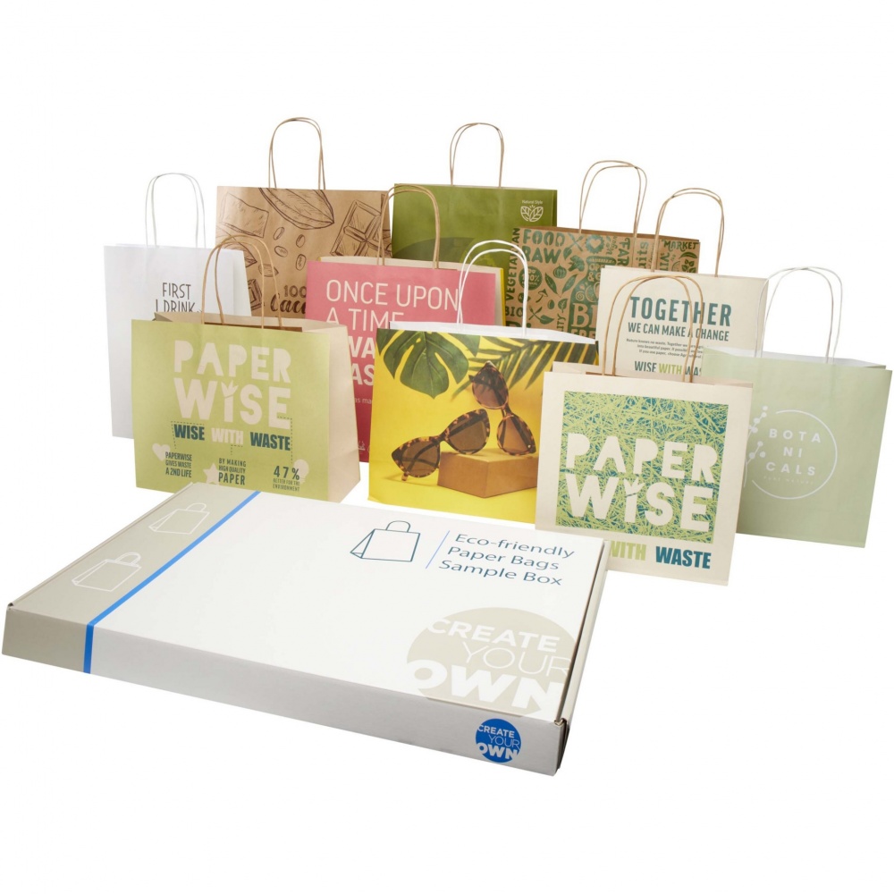 Logotrade business gifts photo of: Agricultural waste and kraft paper bags sample box