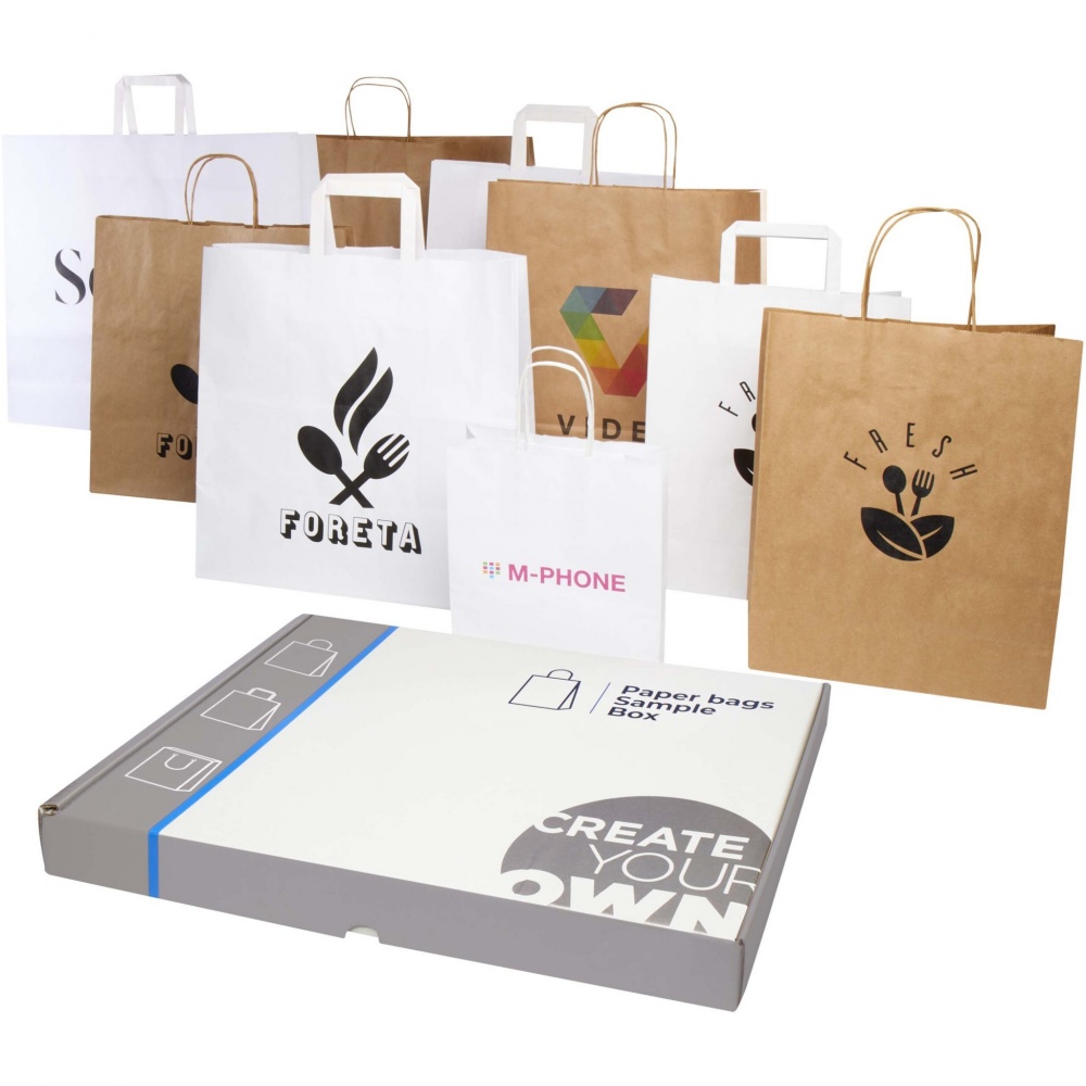 Logotrade promotional merchandise image of: Kraft paper bags sample box