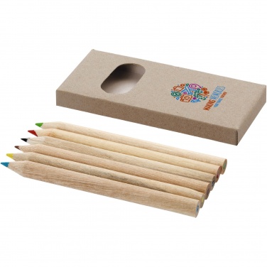 Logo trade promotional items picture of: Artemaa 6-piece pencil colouring set