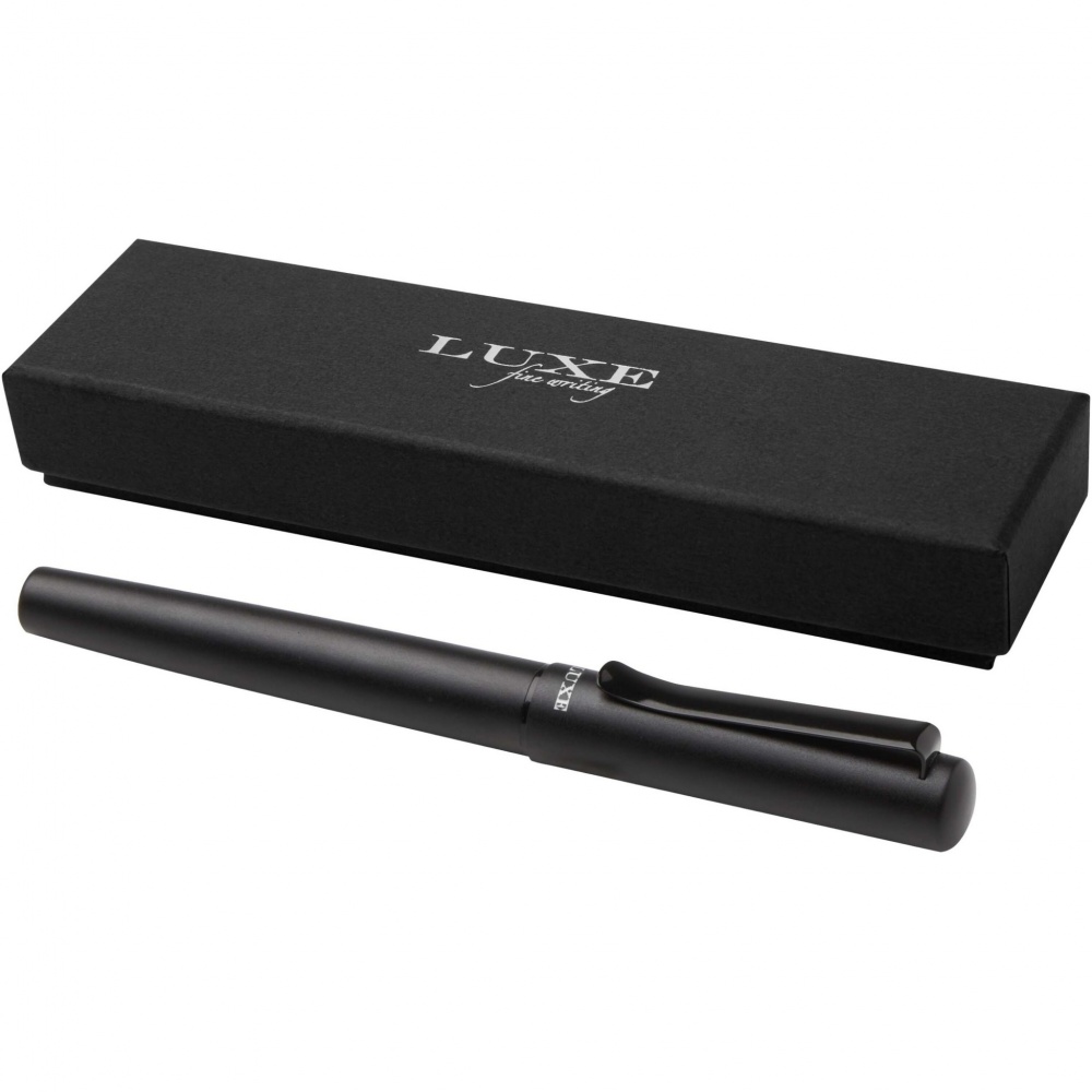 Logo trade corporate gifts image of: Lucetta recycled aluminium fountain pen