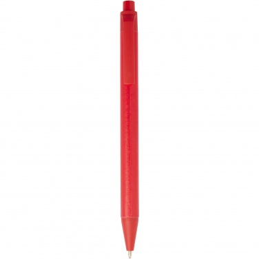 Logo trade promotional product photo of: Chartik monochromatic recycled paper ballpoint pen with matte finish