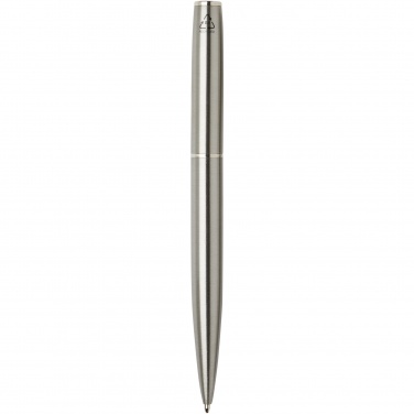 Logotrade promotional gift image of: Didimis recycled stainless steel ballpoint and rollerball pen set