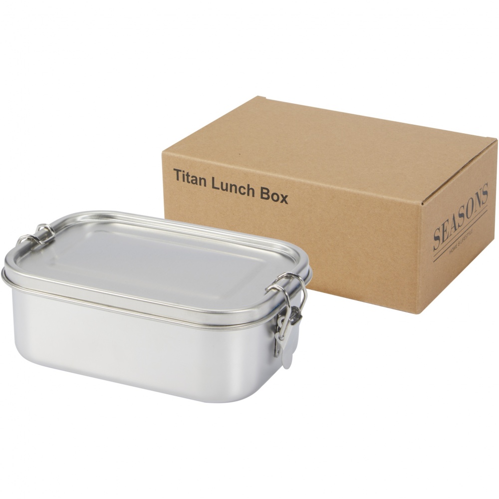 Logotrade business gift image of: Titan recycled stainless steel lunch box