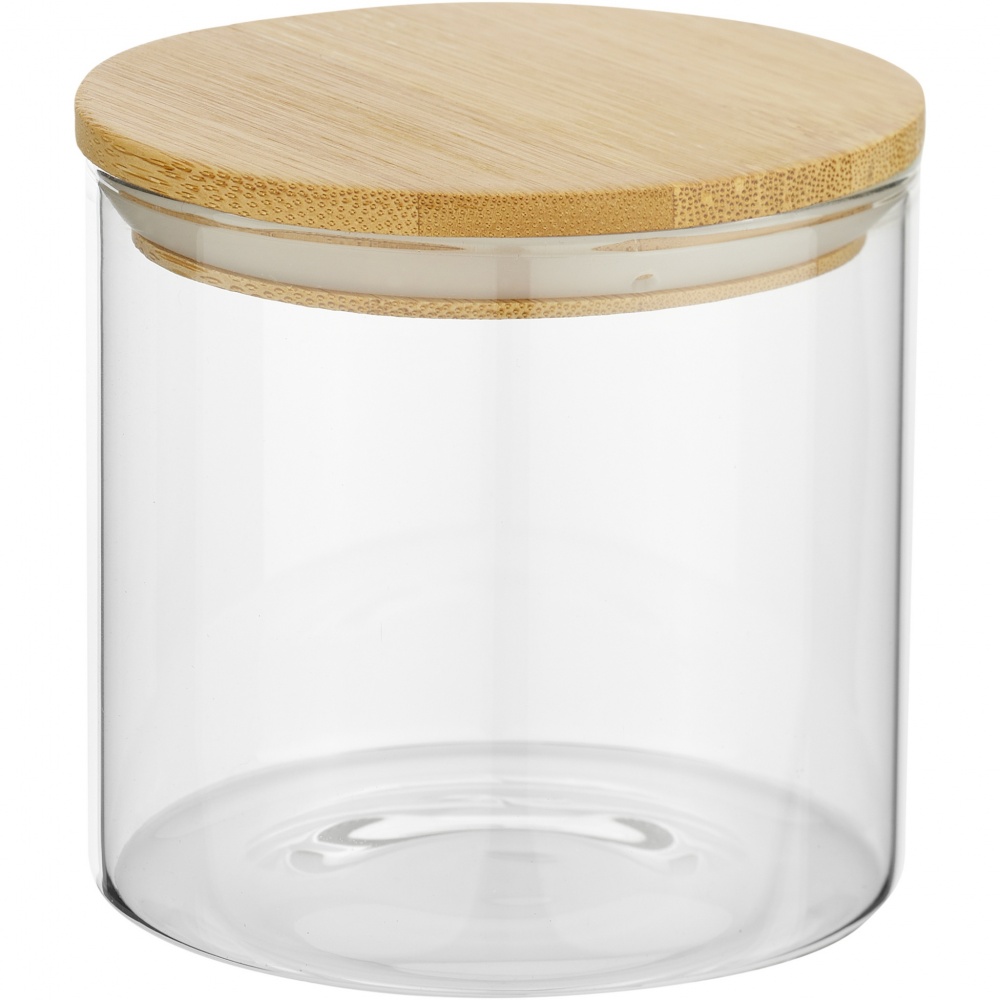 Logo trade promotional item photo of: Boley 320 ml glass food container