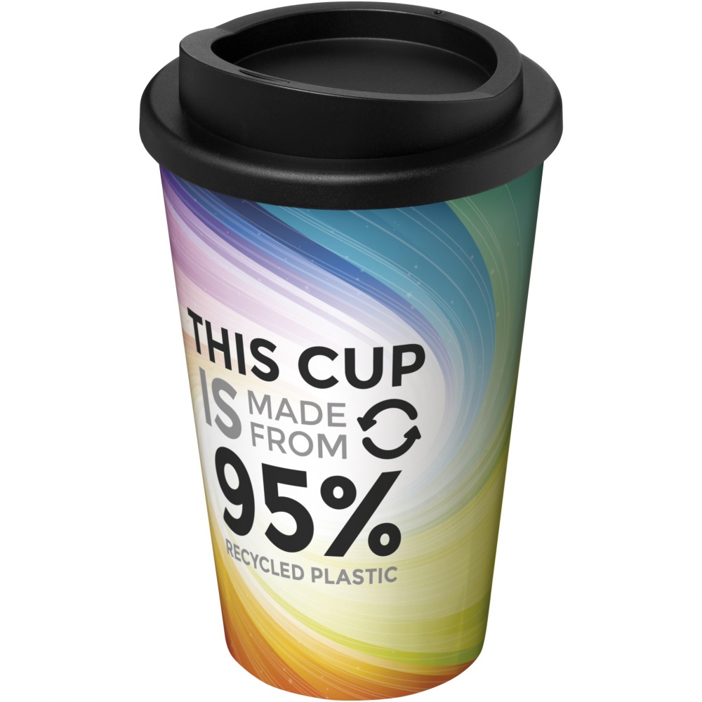 Logotrade advertising product picture of: Brite-Americano® Recycled 350 ml insulated tumbler