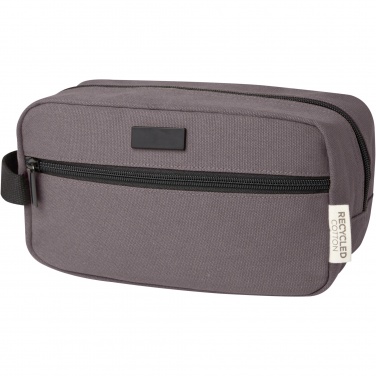 Logo trade promotional products picture of: Joey GRS recycled canvas travel accessory pouch bag 3.5L