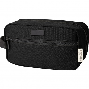 Logotrade corporate gift picture of: Joey GRS recycled canvas travel accessory pouch bag 3.5L