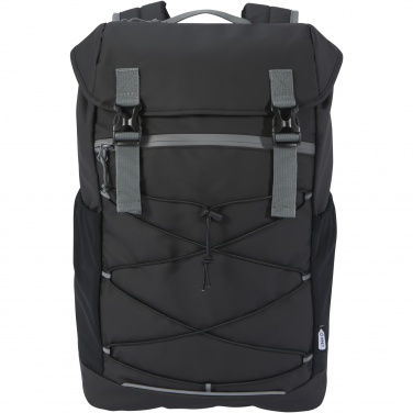 Logotrade promotional merchandise picture of: Aqua 15.6" GRS recycled water resistant laptop backpack 23L