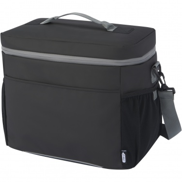 Logo trade promotional merchandise image of: Aqua 20-can GRS recycled water resistant cooler bag 22L