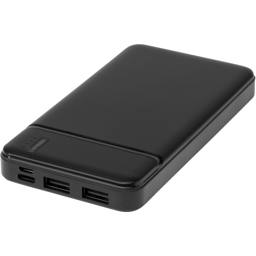 Logo trade promotional giveaways image of: Loop 10.000 mAh recycled plastic power bank 