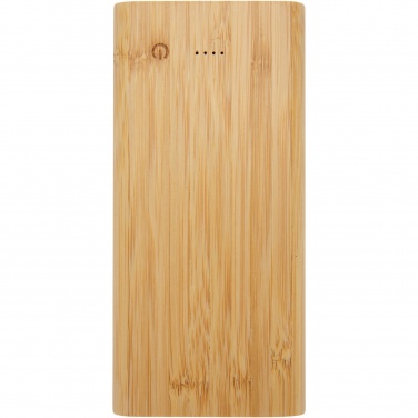 Logo trade promotional merchandise picture of: Tulda 10.000 mAh bamboo power bank