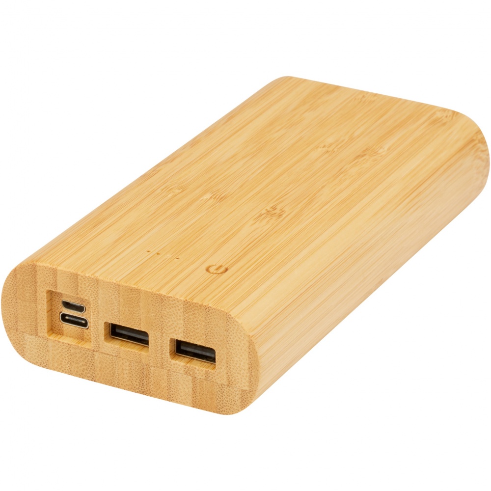 Logotrade promotional item image of: Tulda 20.000 mAh bamboo power bank