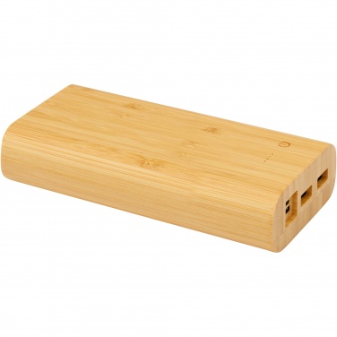 Logo trade promotional item photo of: Tulda 20.000 mAh bamboo power bank