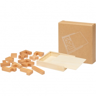 Logotrade promotional giveaway image of: Bark wooden puzzle