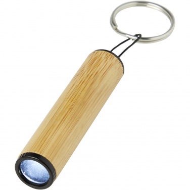 Logotrade advertising product image of: Cane bamboo key ring with light