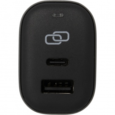 Logo trade promotional giveaway photo of: ADAPT 25W recycled plastic PD travel charger