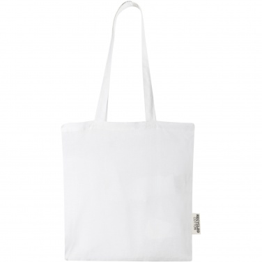 Logo trade promotional items picture of: Madras 140 g/m2 GRS recycled cotton tote bag 7L