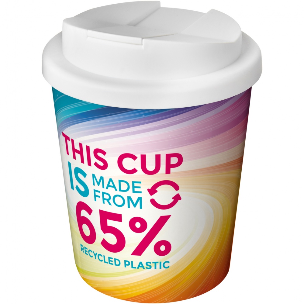 Logo trade promotional gifts picture of: Brite-Americano Espresso Eco 250 ml spill-proof insulated tumbler