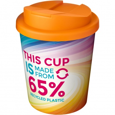 Logo trade promotional giveaways image of: Brite-Americano Espresso Eco 250 ml spill-proof insulated tumbler