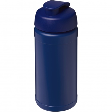 Logotrade promotional merchandise picture of: Baseline 500 ml recycled sport bottle with flip lid