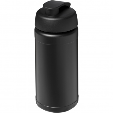 Logotrade promotional gift image of: Baseline 500 ml recycled sport bottle with flip lid