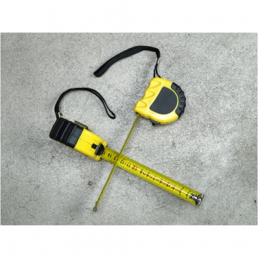 Logo trade promotional gift photo of: Rule 5-metre RCS recycled plastic measuring tape