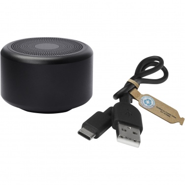 Logo trade promotional giveaways image of: Rise 3W RCS recycled aluminium Bluetooth® mini speaker 