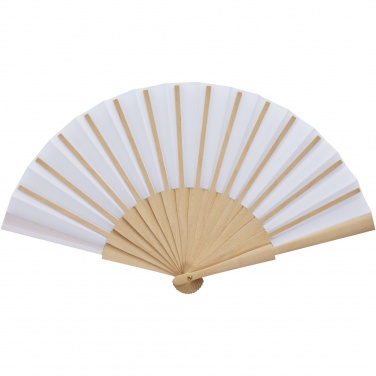 Logo trade promotional merchandise photo of: Manuela hand fan