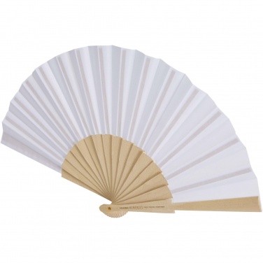 Logo trade promotional giveaways picture of: Manuela hand fan