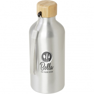 Logo trade promotional gifts picture of: Malpeza 500 ml RCS certified recycled aluminium water bottle