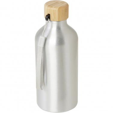 Logo trade business gift photo of: Malpeza 500 ml RCS certified recycled aluminium water bottle