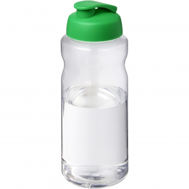 Logo trade business gifts image of: H2O Active® Big Base 1 litre flip lid sport bottle