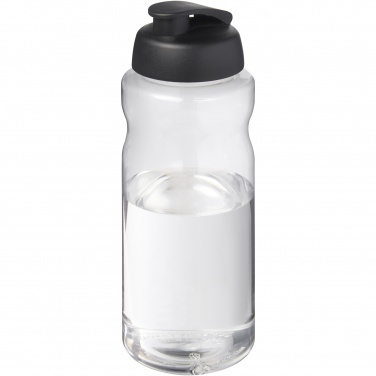 Logo trade promotional products image of: H2O Active® Big Base 1 litre flip lid sport bottle