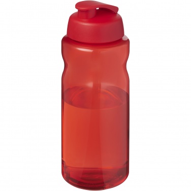 Logo trade promotional merchandise image of: H2O Active® Eco Big Base 1 litre flip lid sport bottle