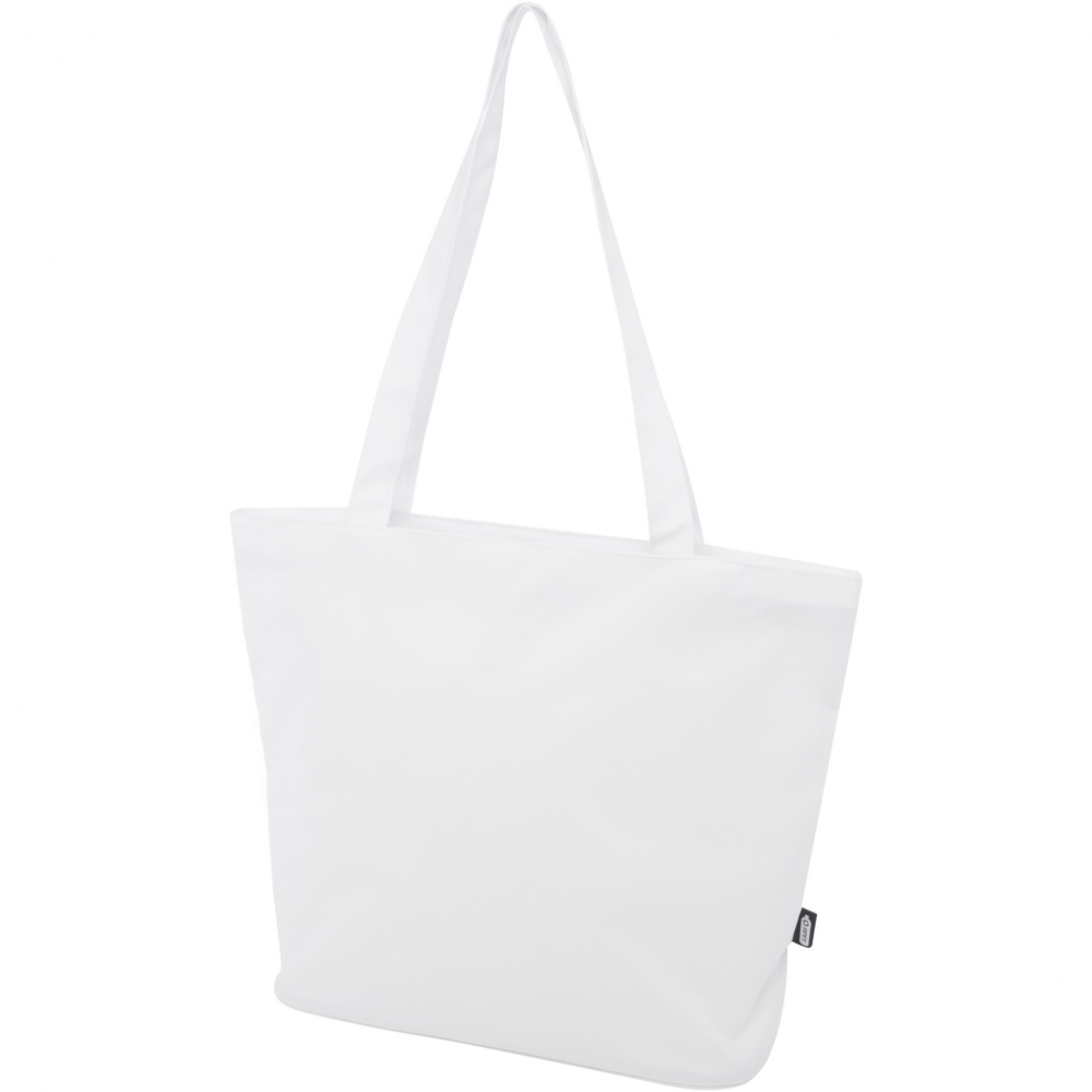 Logo trade promotional merchandise picture of: Panama GRS recycled zippered tote bag 20L