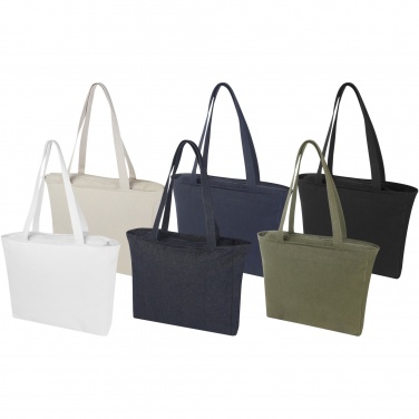 Logo trade promotional gifts picture of: Weekender 500 g/m² Aware™ recycled tote bag