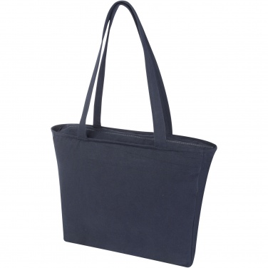 Logo trade promotional merchandise picture of: Weekender 500 g/m² Aware™ recycled tote bag