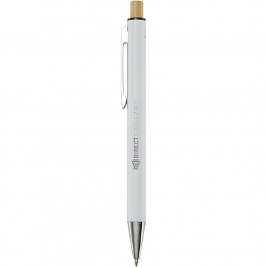 Logotrade promotional gift image of: Cyrus recycled aluminium ballpoint pen (blue ink)