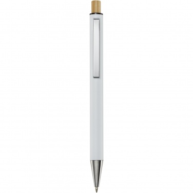 Logo trade promotional items image of: Cyrus recycled aluminium ballpoint pen (blue ink)