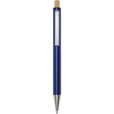 Logo trade promotional product photo of: Cyrus recycled aluminium ballpoint pen (blue ink)