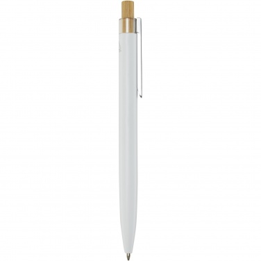 Logo trade corporate gift photo of: Nooshin recycled aluminium ballpoint pen  (blue ink)