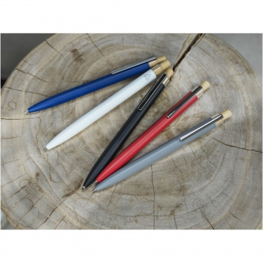 Logo trade business gift photo of: Nooshin recycled aluminium ballpoint pen  (blue ink)