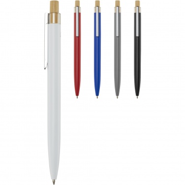 Logotrade promotional merchandise image of: Nooshin recycled aluminium ballpoint pen  (blue ink)