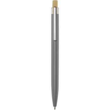 Logo trade corporate gifts image of: Nooshin recycled aluminium ballpoint pen  (blue ink)