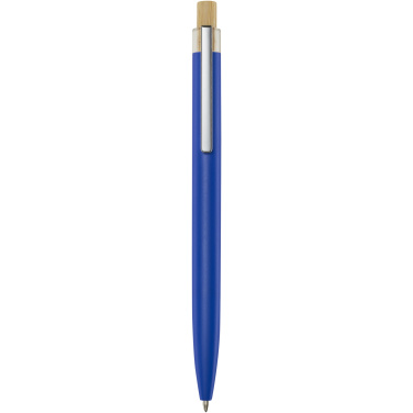 Logo trade promotional giveaway photo of: Nooshin recycled aluminium ballpoint pen